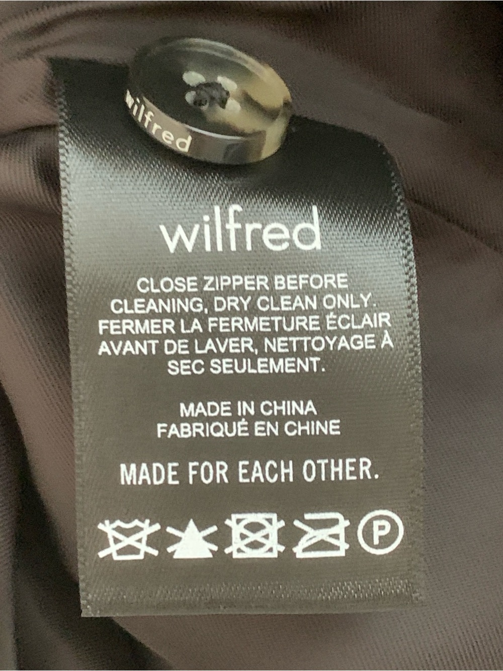 Aritzia Wilfred Numbers Crepe Bomber Jacket Black - S/M EUC - Picture 8 of 9